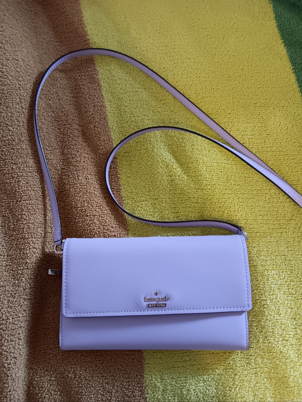 nwot kate spade wallet purse lavendar purple